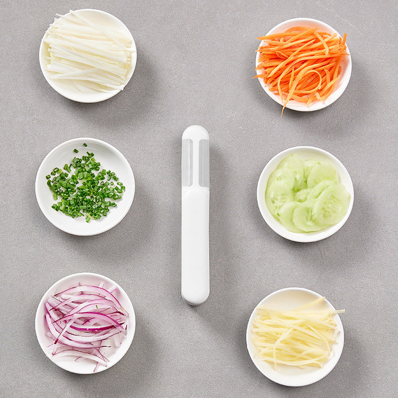 3 In 1 Multifunctional Rotary Paring Knife 360 Rotating Stainless Steel Peeler