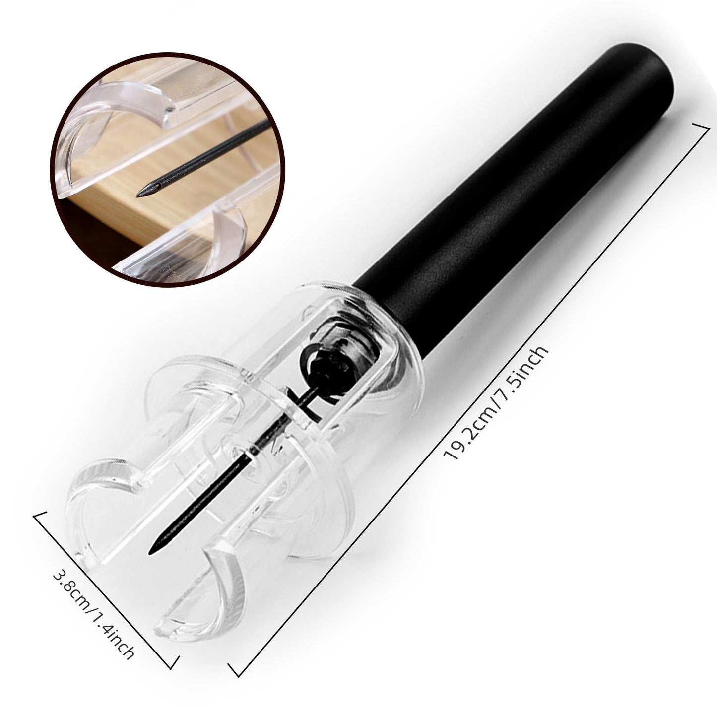 Wine Opener With Foil Cutter, Air Pressure Pump Wine Bottle Opener