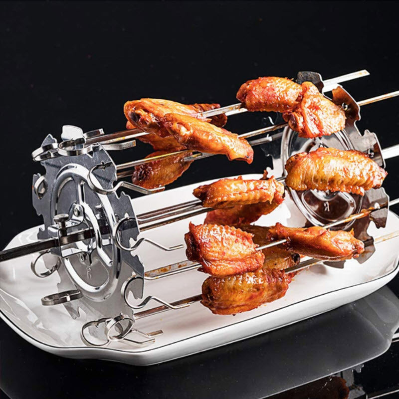 Creative Stainless Steel 304 Rotating Skewers Cage