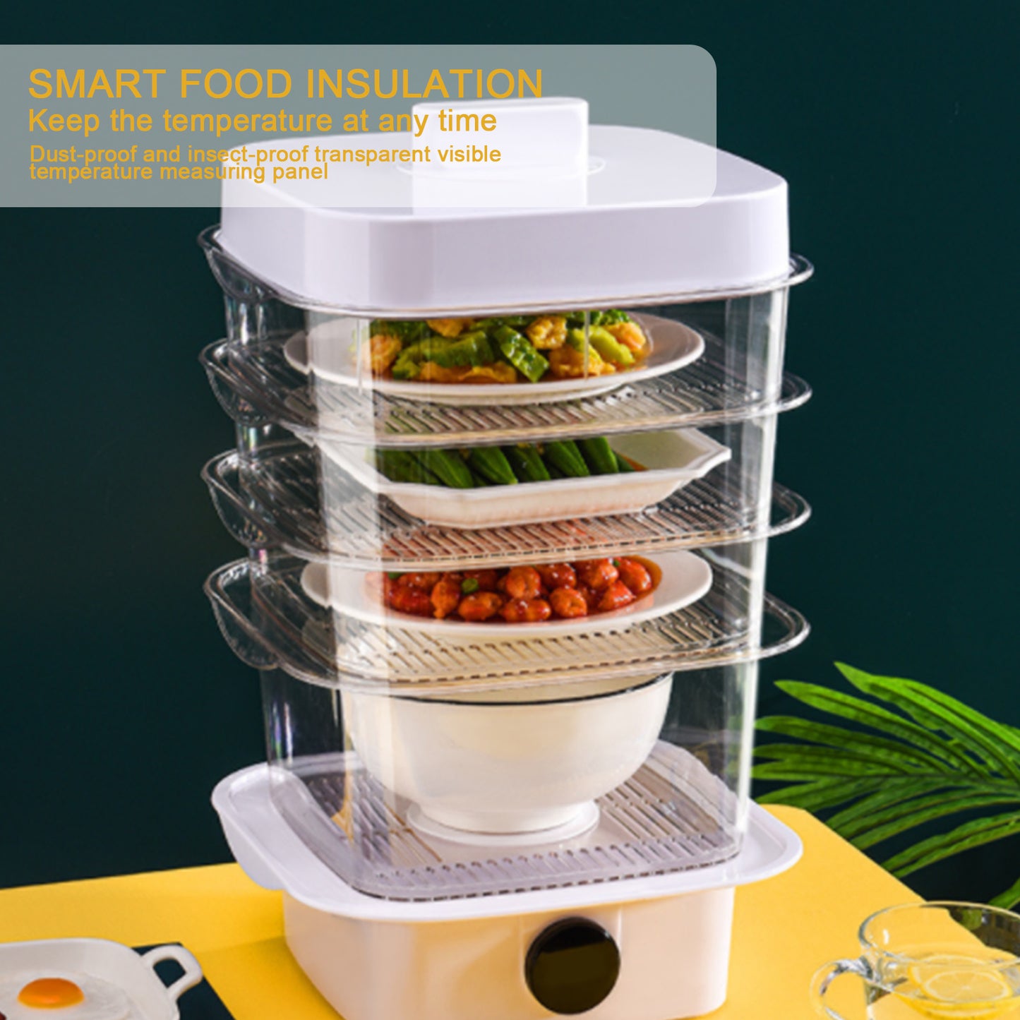 Multi-layer Dish Cover Heat Preservation Kitchen Cover Dining Table