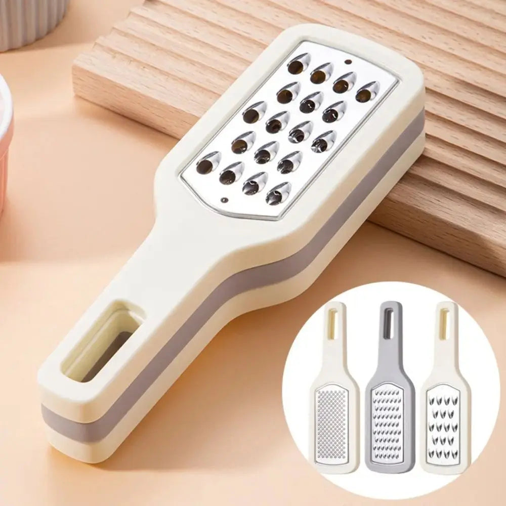 3 In 1 Cheese Grater Portable Handheld Stainless Steel Vegetable Grater