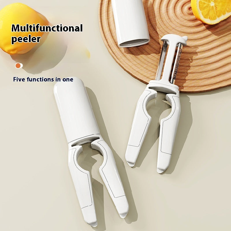 5 In 1 Fruit And Vegetable Peeler Food Grade Stainless Steel
