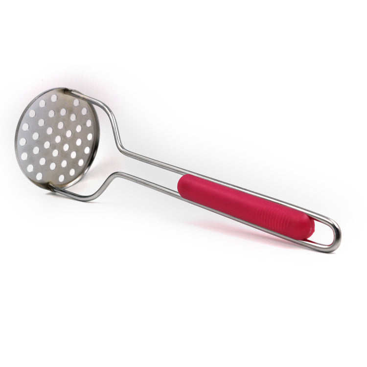 Manual Potato Masher With Wooden Handle Kitchen Gadget