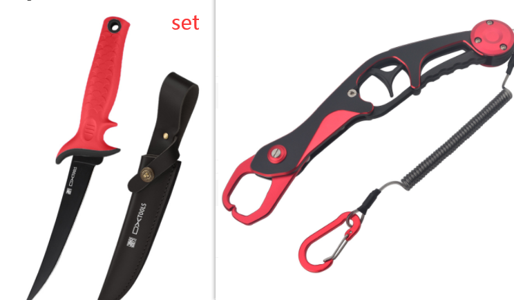 Golf Fishing Knife With Leather Handle
