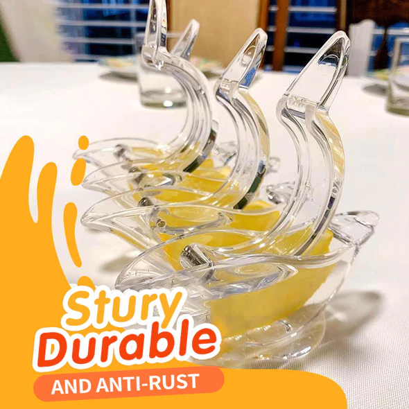 Manual Lemon Juicer Transparent Acrylic Elegance Bird Shape