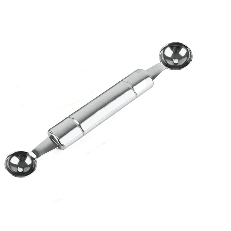 Stainless Steel Ball Digger Double-headed Carving Knife