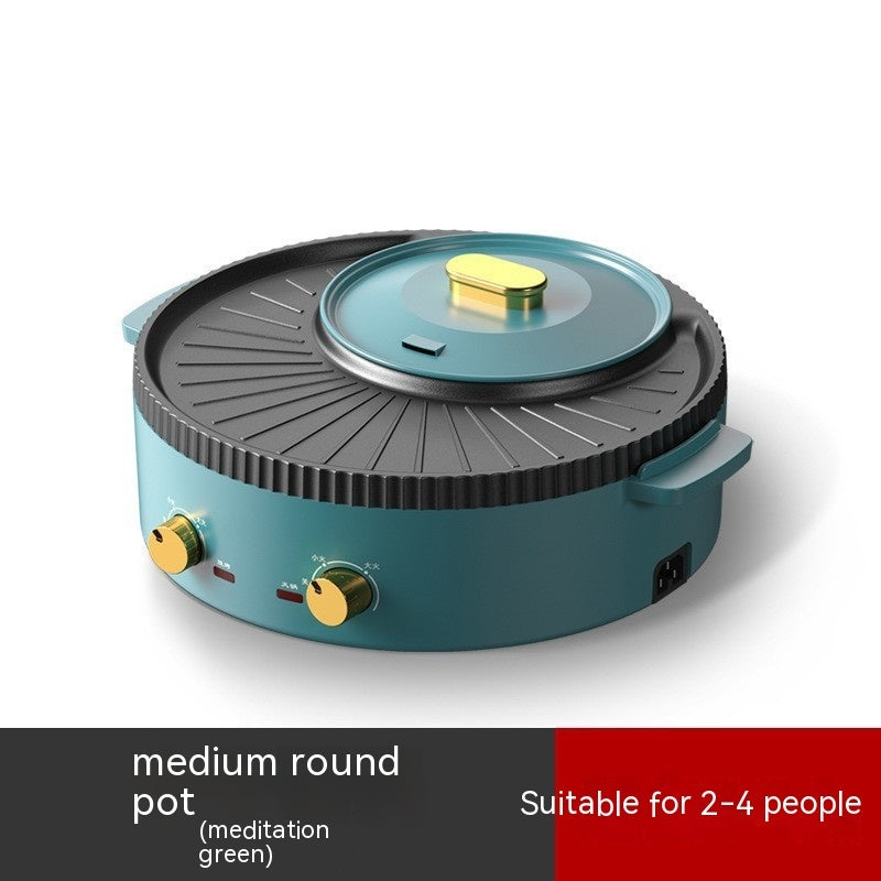 Multi-Function Hot Pot Barbecue One-Piece Pot Home Baking