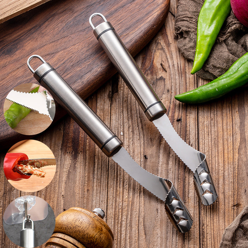 Green Pepper Nucleation Seed Picker Core Remover Kitchen Tools