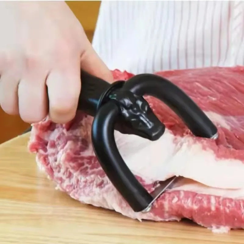 New Meat Fat Trimmer Beef Pork Handheld Slicer Clean Beef Slicer