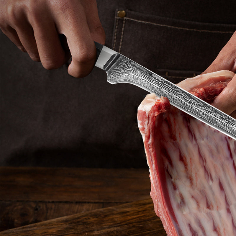 Damascus Boning Knife Commercial Stainless Steel Kitchen Knife