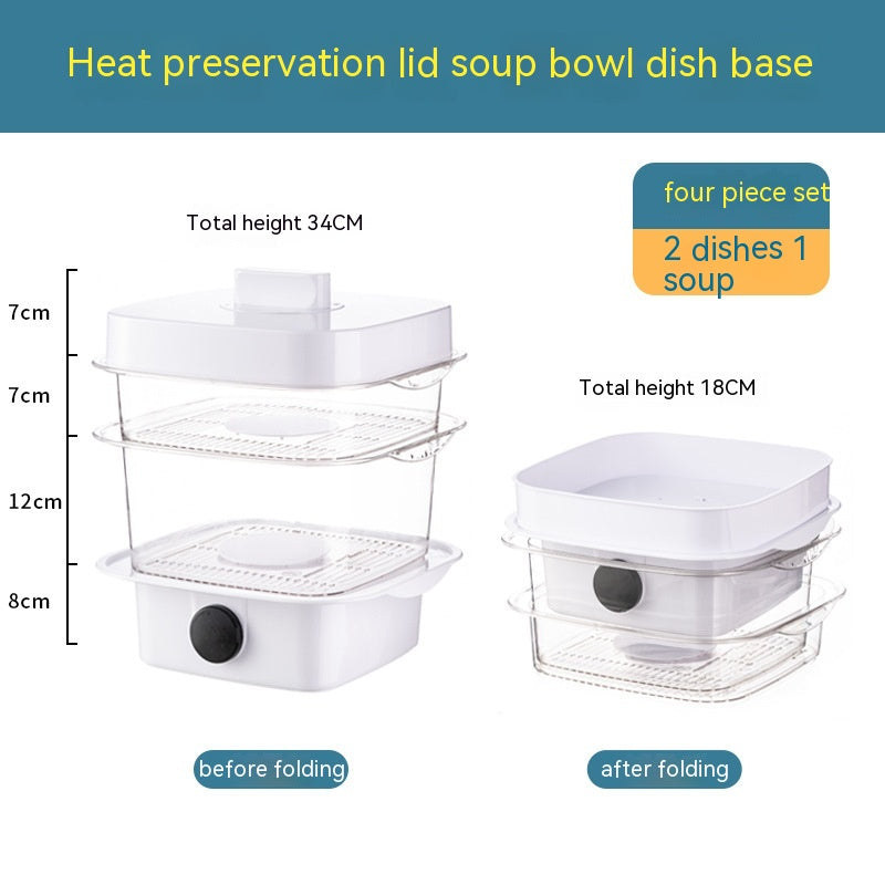 Multi-layer Dish Cover Heat Preservation Kitchen Cover Dining Table