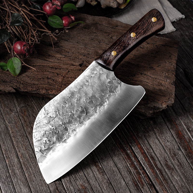 Traditional Pure Manual Forged Stainless Manganese Steel Kitchen Knife