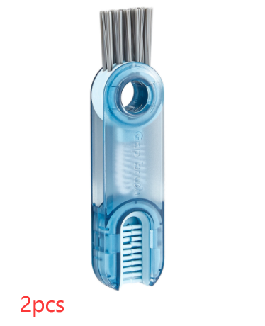 3 In 1 Tiny Bottle Cup Cover Brush Straw Cleaner Tools Multi-Functional
