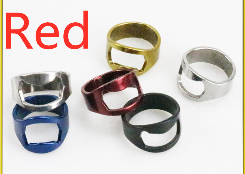 Special Offer Creative Stainless Steel Ring Tablet Wine Bottle Opener