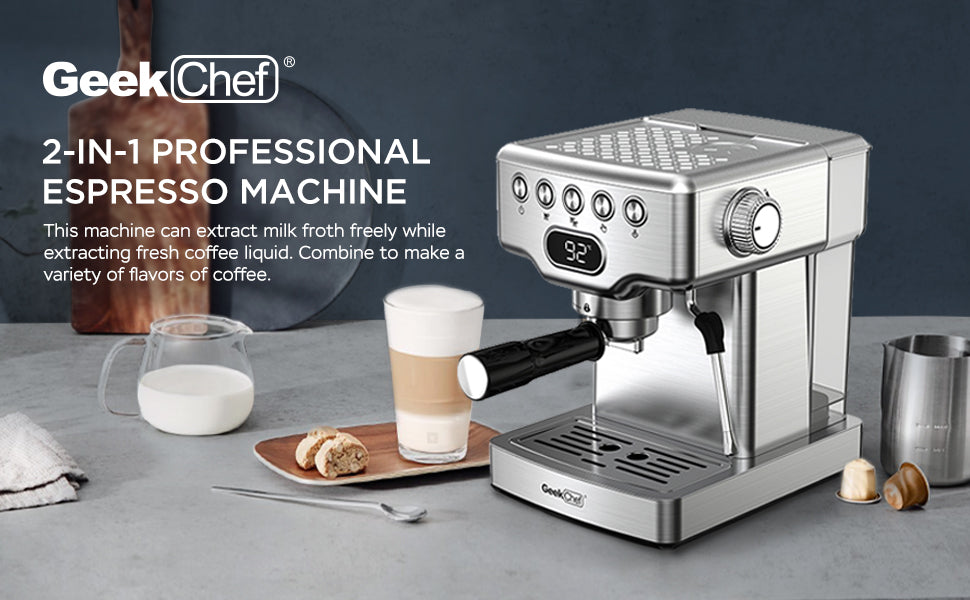 Bar Espresso Machine With Milk Frother