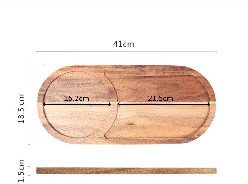 Rectangular Sushi Pastry Dessert Western Steak Plate