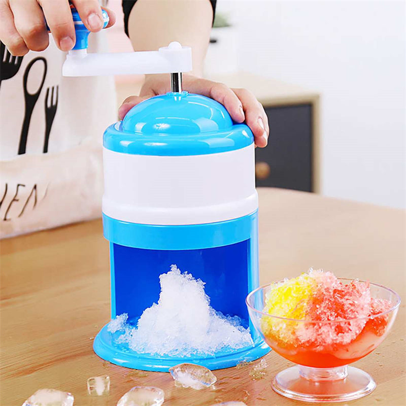 Portable Manual Ice Crushers Hand Crank Ice Shaver Shave Ice Machine