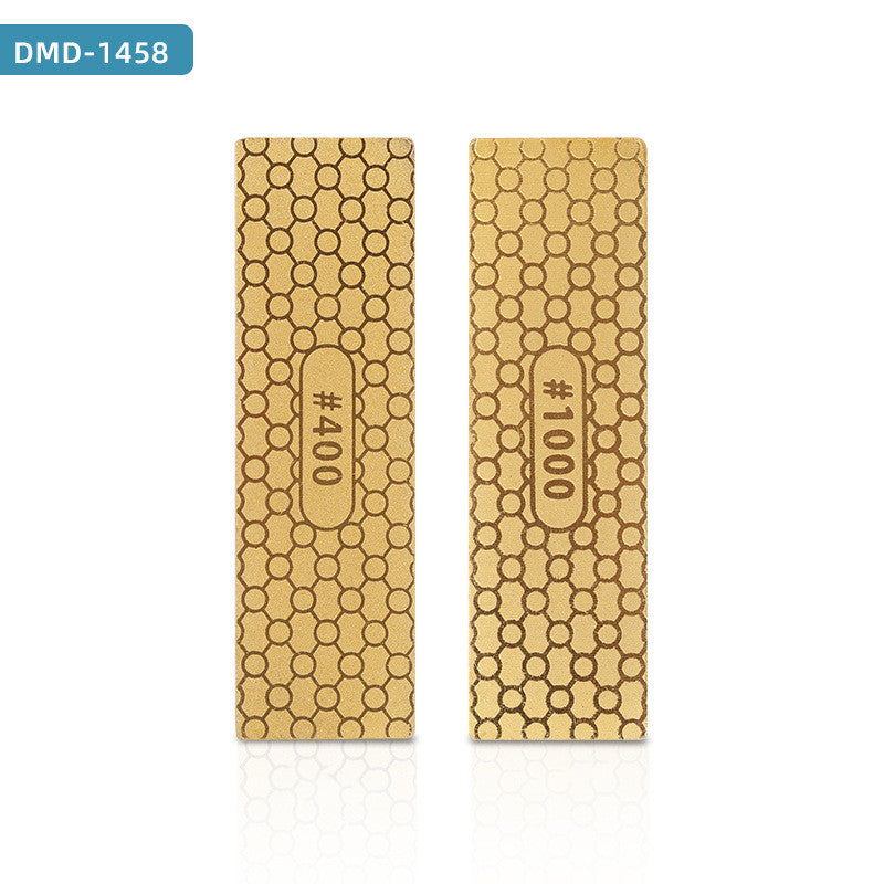 Lightweight And Easy To Carry Small Double-sided Titanium-plated Sharpening Stone