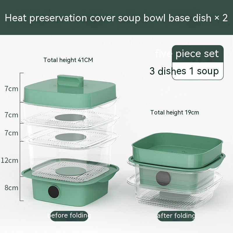 Multi-layer Dish Cover Heat Preservation Kitchen Cover Dining Table