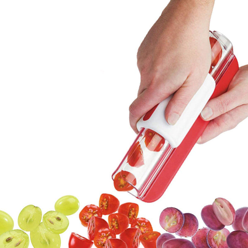 Tomato Chip Slicer Vegetable Fruit Zip Slicer Knife Grape Cutter Chopper