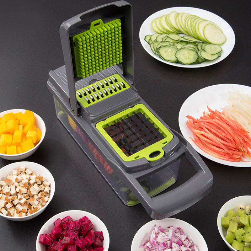 8In1Multifunctional Vegetable Cutter Potato Slicer