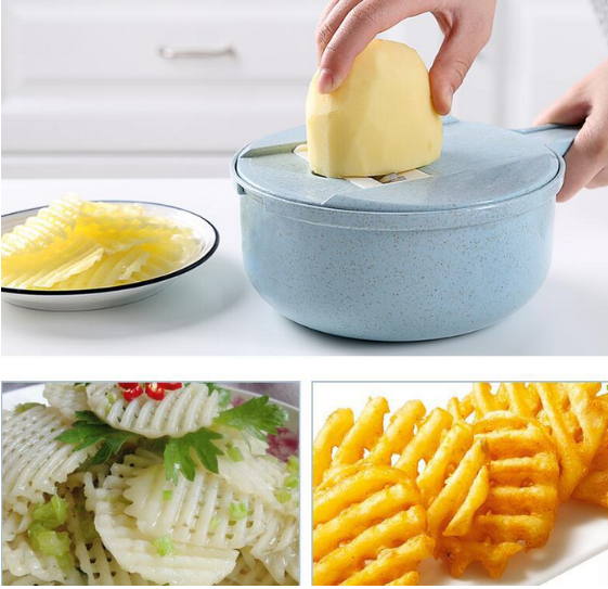 8 in 1 Slicer Vegetable Slicer Potato Peeler Onion Grater