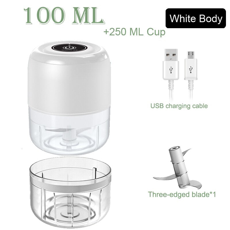 Powerful Mini Electric Garlic Chopper