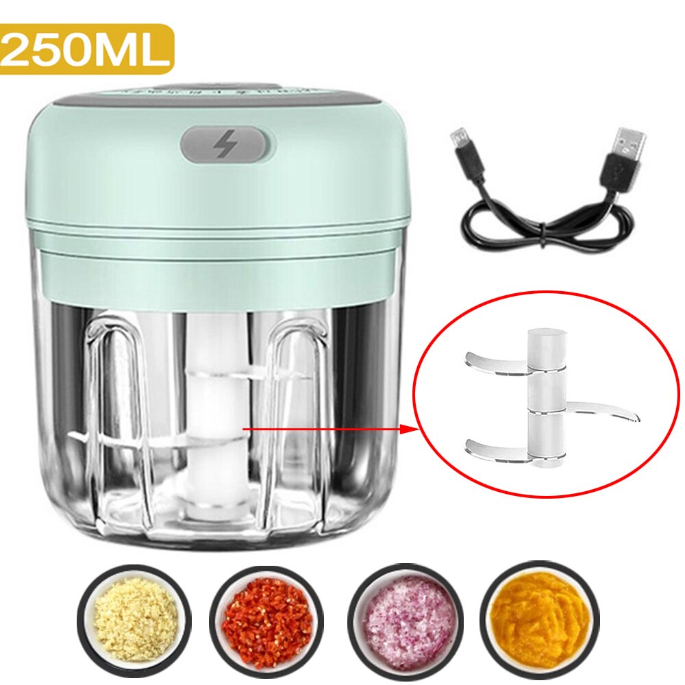 Mini Electric Garlic Chopper Masher