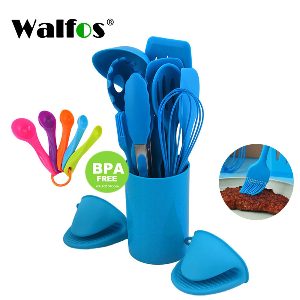 Silicone Cooking Utensils Set Non-Stick Spatula