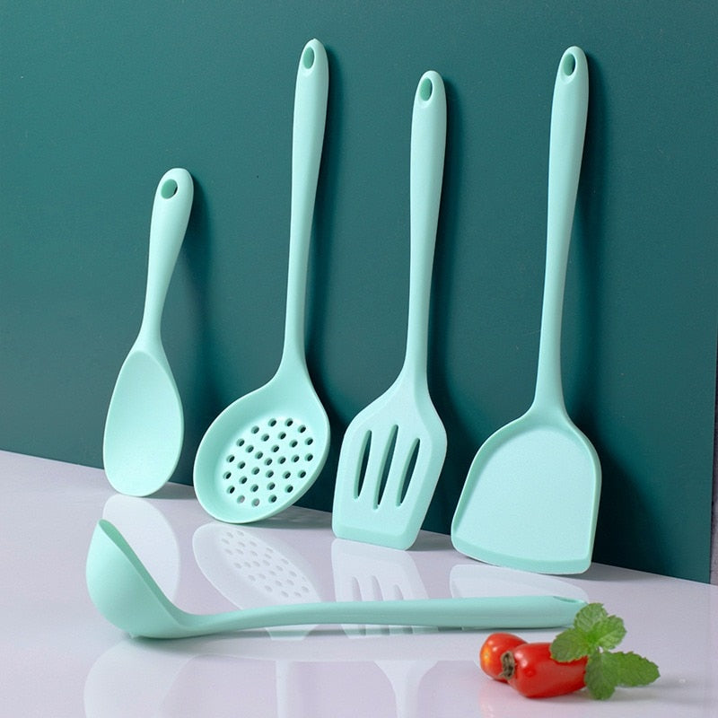 Pink Silicone Heat-Resistant Spatula