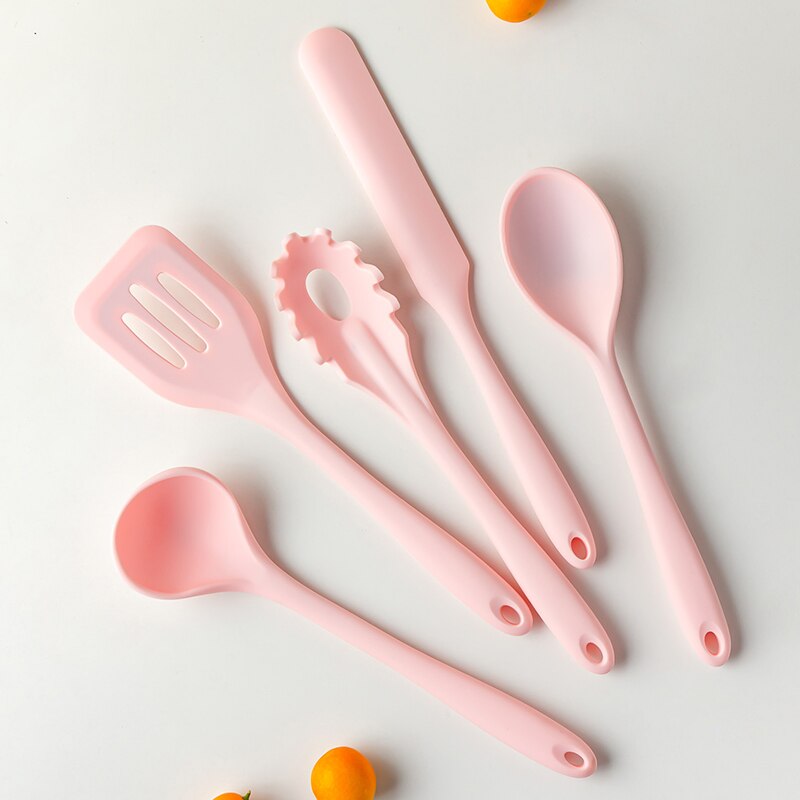 5 Piece Silicone Large Spatula Set