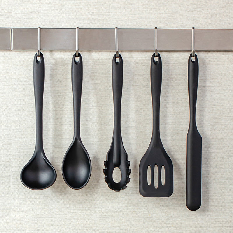 5 Piece Silicone Large Spatula Set