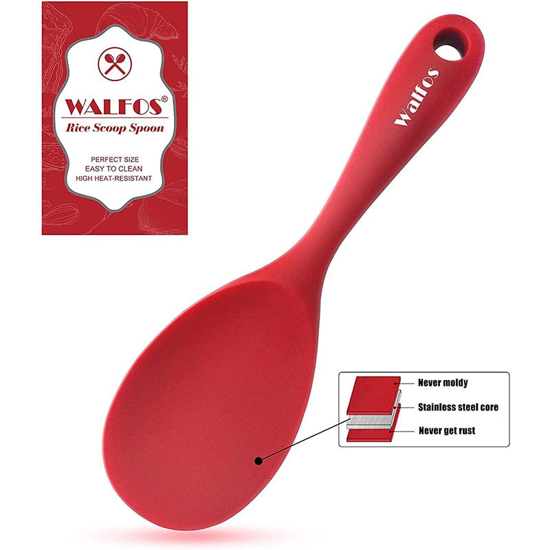 Silicone Spoon Mixing Spoon Long-Handled