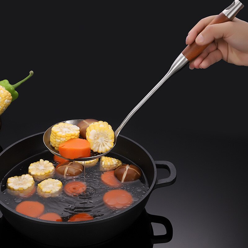 Wooden Handle Cooking Utensil Spatula