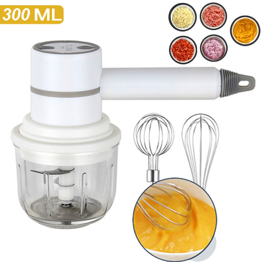 Mini Electric Garlic Chopper Masher