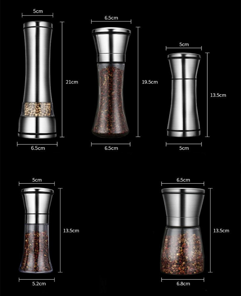 Stainless Steel Pepper Grinders Bottle