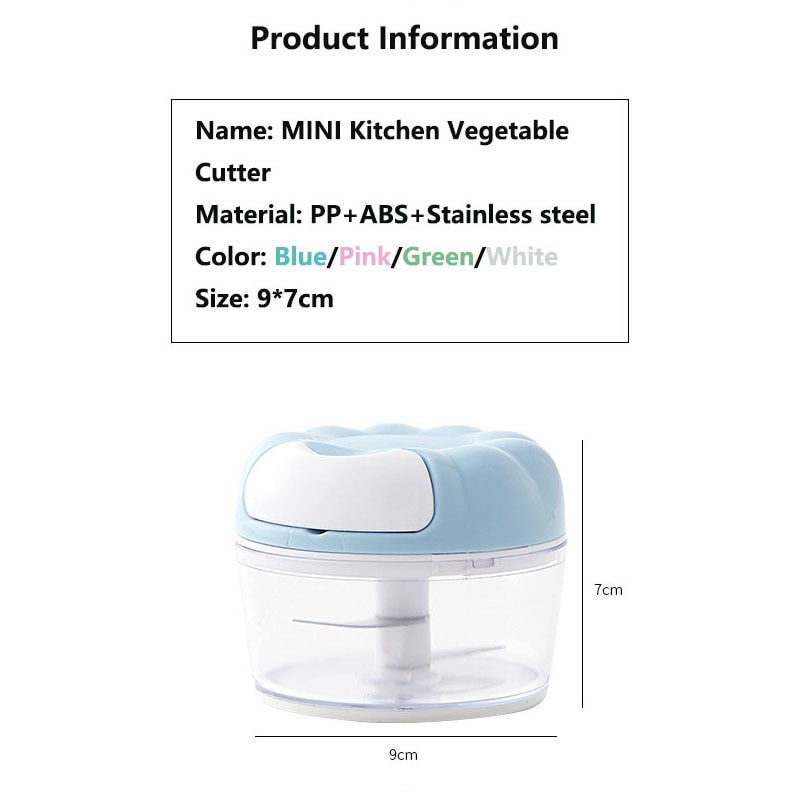 Manual Garlic Press Multi-function Garlic Grinding Chopper