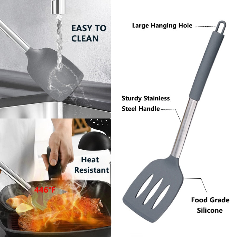 Kitchen Cooking Utensils Set Heat Resistant