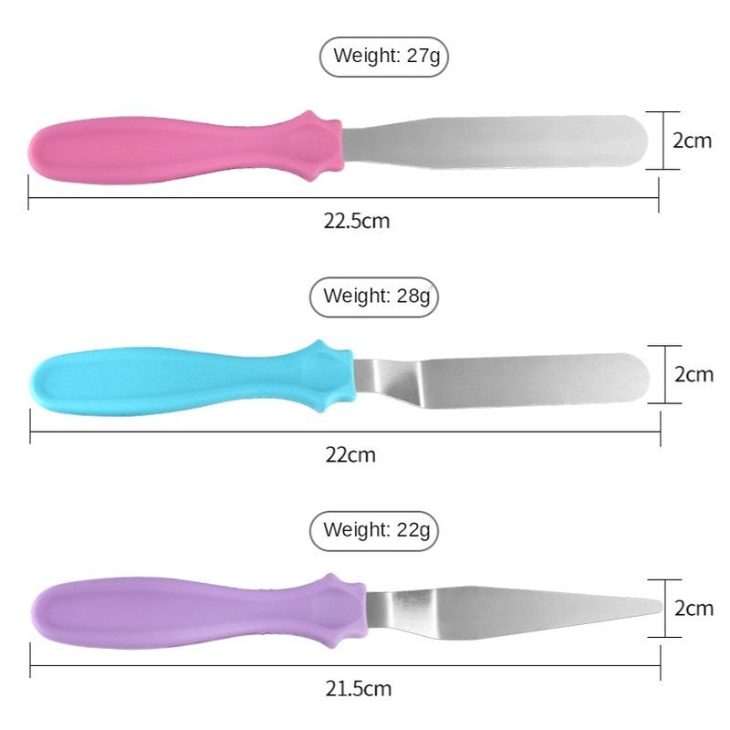 Kitchen Cake Cream Spatula Stainless Steel