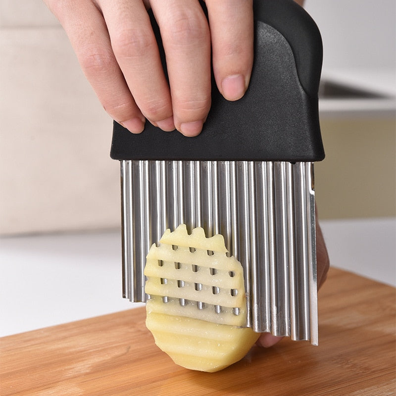 Stainless Steel Potato Chip Slicer Vegetable Fruit
