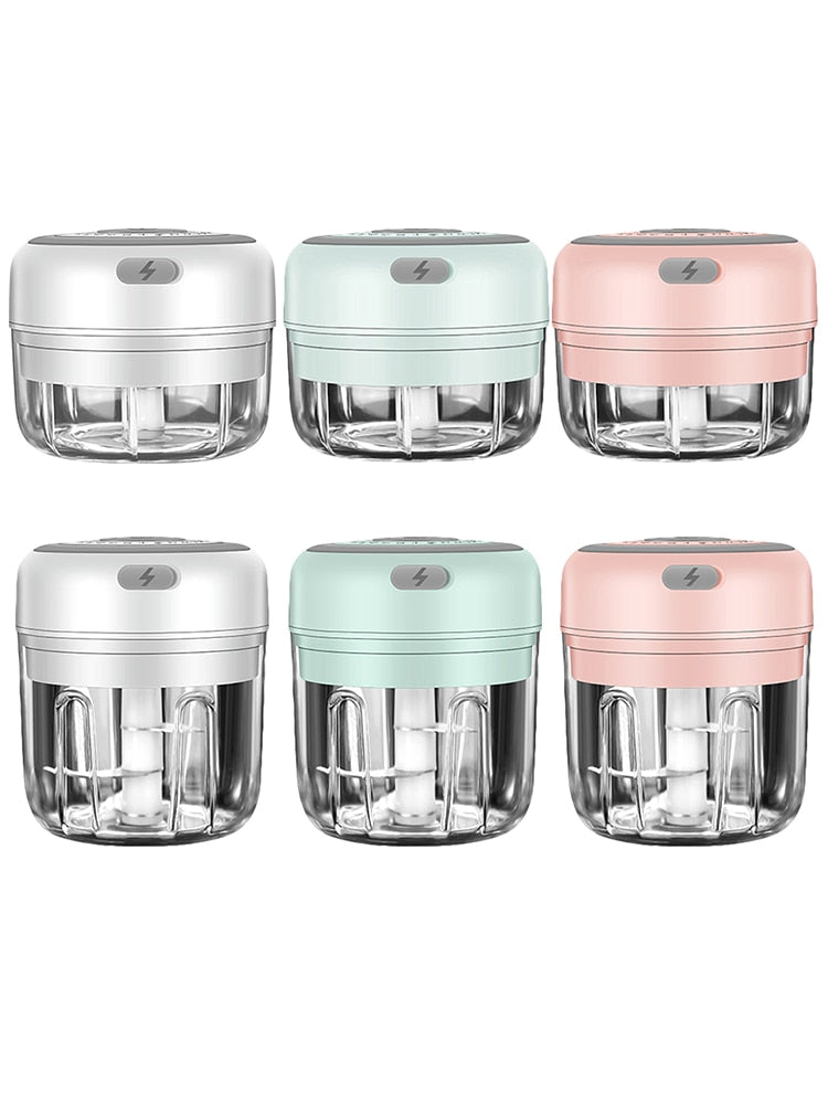 Electric Mini Garlic Chopper USB Rechargeable