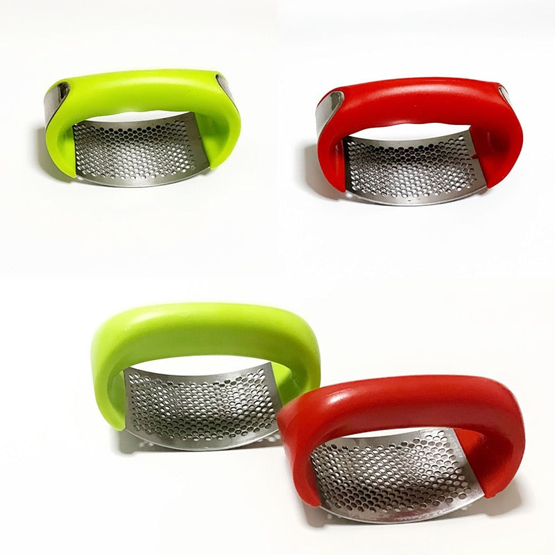 Stainless Steel Crush Garlic Press