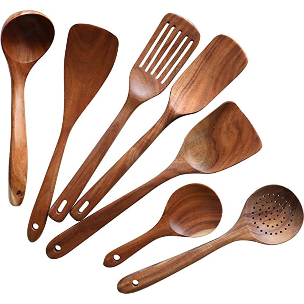 Wooden Kitchen Utensils set