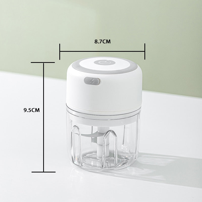 Electric Garlic Masher Sturdy Durable Mini Chopper
