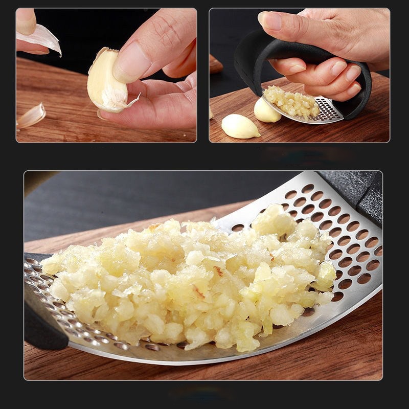 Garlic Press Stainless Steel Crusher