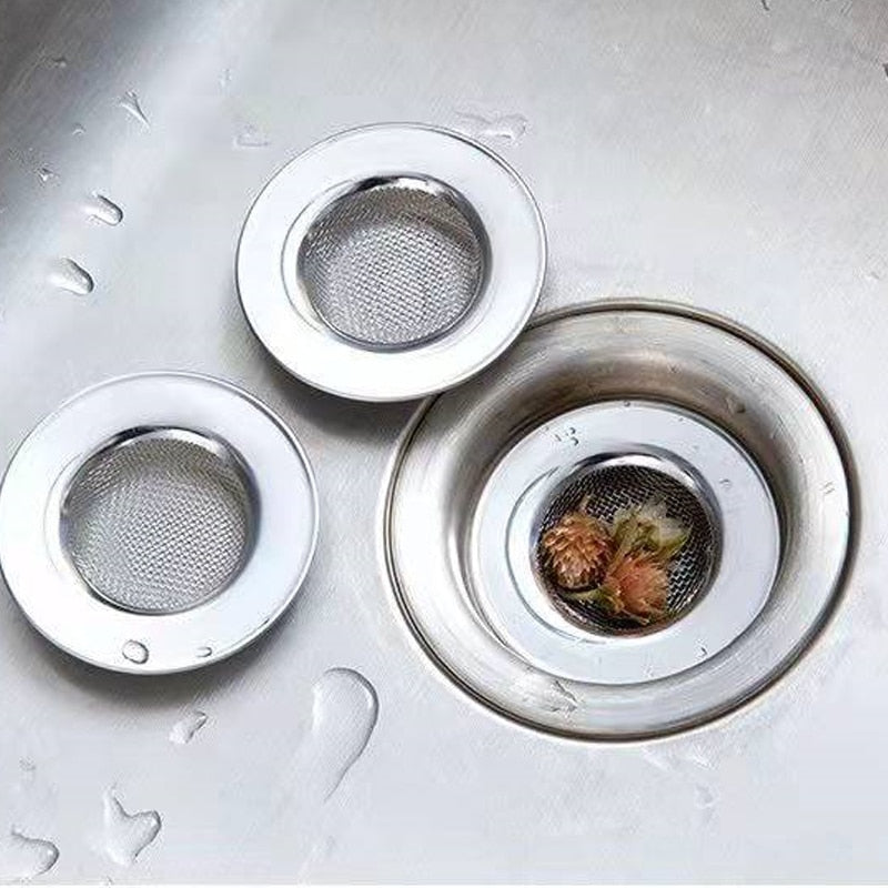1PCS Stainless Steel Bathtub Hair Catcher
