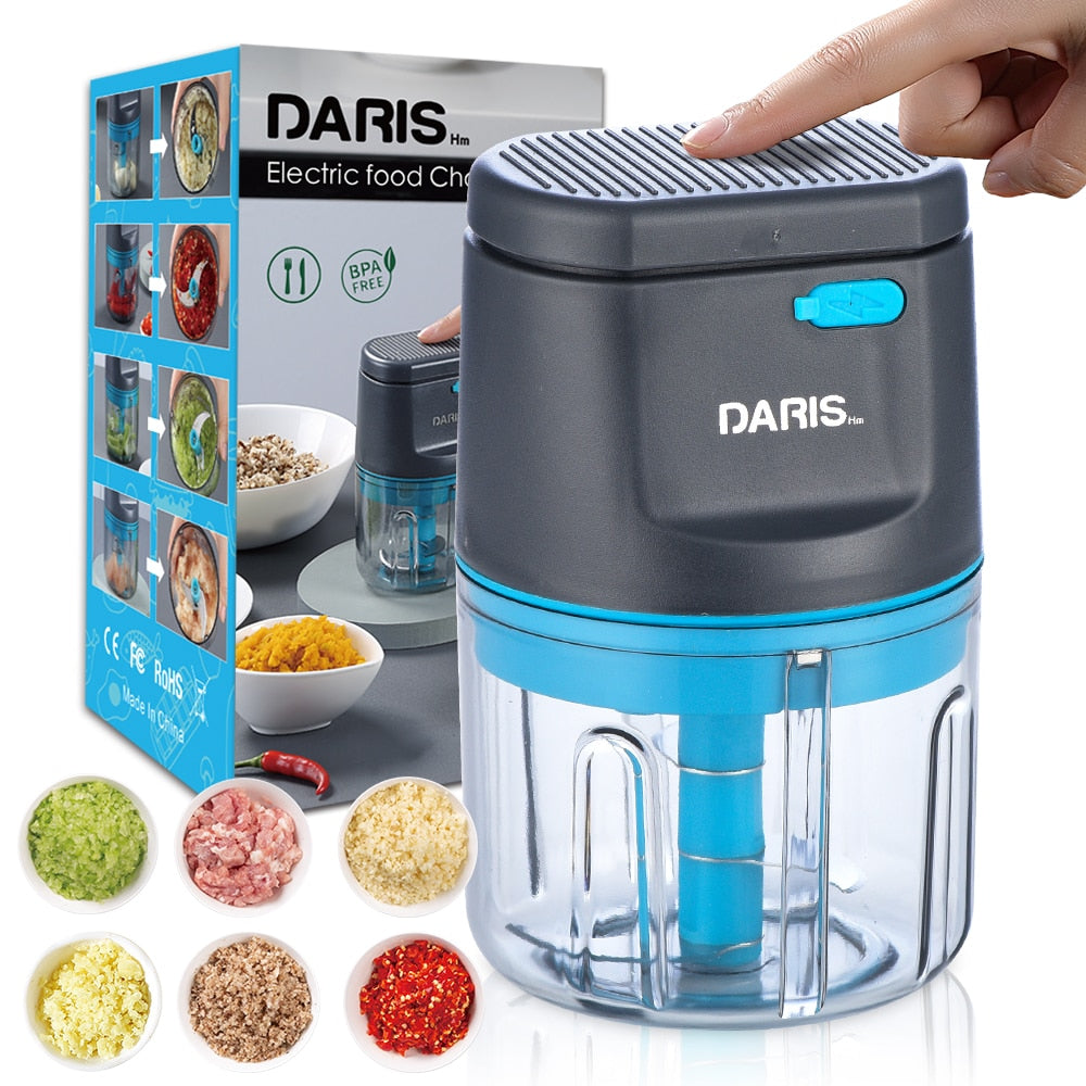 Electric Kitchen Chopper Garlic Masher