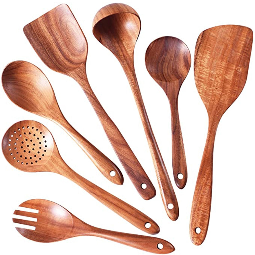Wooden Kitchen Utensils set