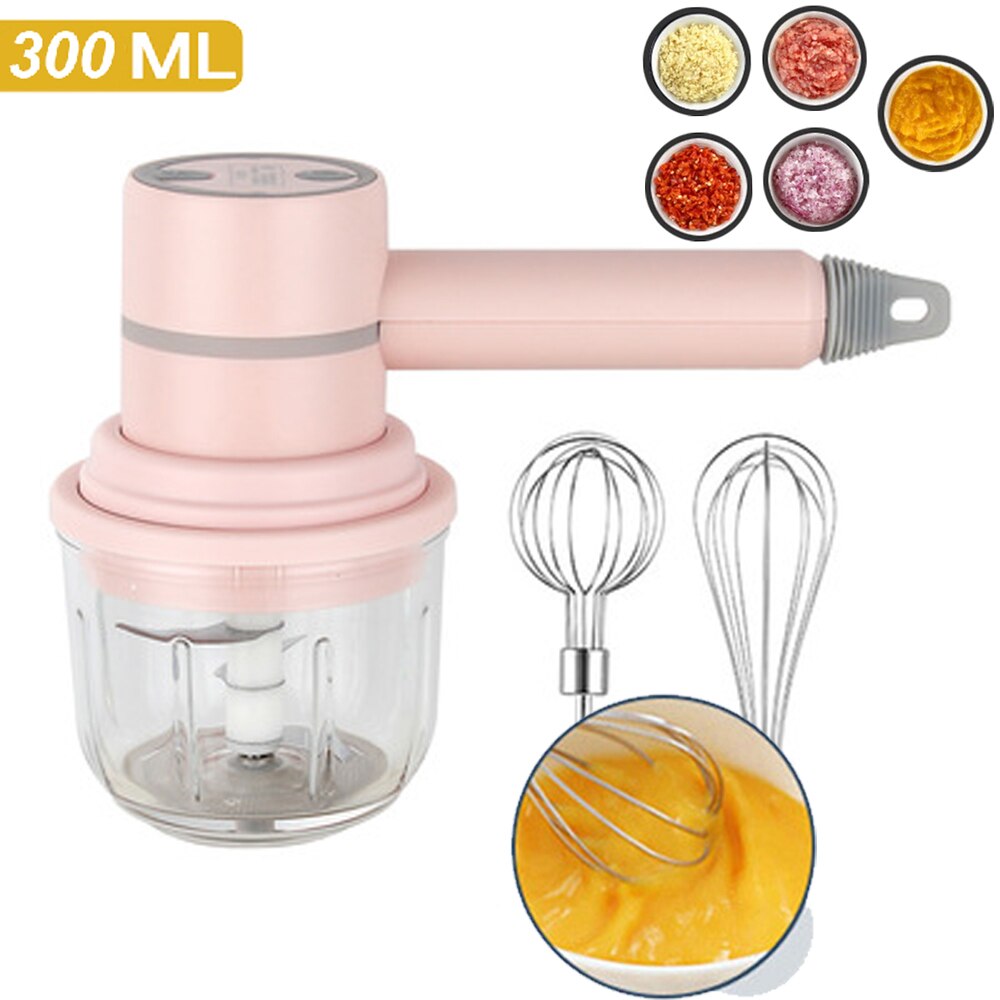 Mini Electric Garlic Chopper Masher