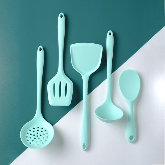 Pink Silicone Heat-Resistant Spatula